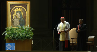 Missa da vigília na praça de São Pedro