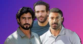 Ivan (Renato Góes), Afonso (Humberto Carrão) e César (Cauã Reymond) são os protagonistas masculinos de 'Vale Tudo'