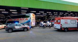 Homem baleado no Terminal Barra Funda foi atendido pelo Samu.