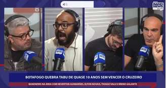 Discussão durou mais de 1 minuto ao vivo