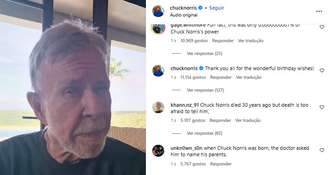 Fãs criam 'Chuck Norris Facts' em postagem do ator