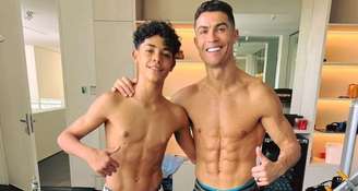 CR7 e Cristiano Ronaldo Jr. 