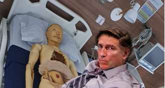Um boneco cirúrgico substituiu o ator Jim Caviezel em alguns momentos das filmagens de 'Dark Horse'