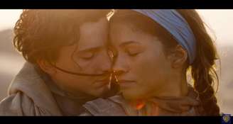 Timothée Chalamet (Paul Atreides), Zendaya (Chani)