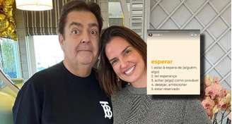 Luciana Cardoso com Faustão e a mensagem em destaque: corrida contra o tempo por uma nova chance ao apresentador