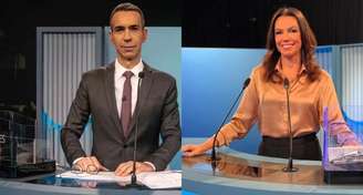 César Tralli e Ana Paula Araújo mediaram os debates em São Paulo e no Rio, respectivamente, com índices positivos de audiência