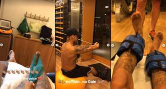 Neymar está em fase final de recuperação (Foto: Reprodução / Instagram)