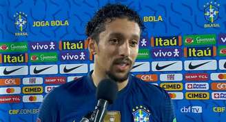 Marquinhos revelou que nunca foi levantada a hipótese de não disputar a competição (Foto: Reprodução/TV Globo)