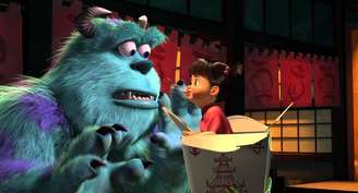 Cena do filme 'Monstros S.A.', lançado em 2001