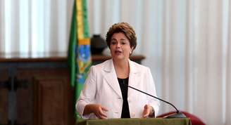  A presidente afastada Dilma Rousseff 