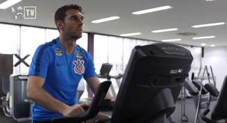 Boselli realizou testes físicos no Corinthians (Foto: Reprodução)