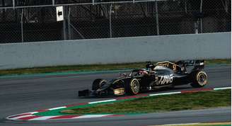 Pietro Fittipaldi ficou em oitavo em teste pela Haas