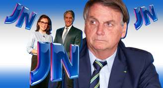 Bolsonaro teve o poder de influência questionado no telejornal comandado por Renata Vasconcellos e William Bonner na Globo