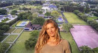 Gisele Büdnchen e a visão aérea de seu rancho, na Flórida, onde passa os dias livres em contato com a natureza e alguns bichos