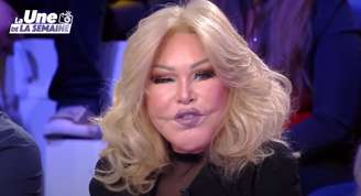 Jocelyn Wildenstein em um programa da TV francesa, pouco antes de morrer