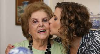 Dona Risoleta com a neta Micaela Góes no GNT: simpatia e ótimas dicas