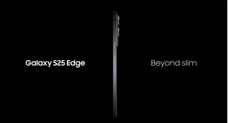 Samsung S25 Edge em imagem promocional