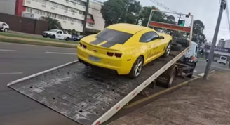 Guarda de Trânsito de Passo Fundo (RS) apreendeu camaro de circo que estava com IPVA atrasado e documentação irregular