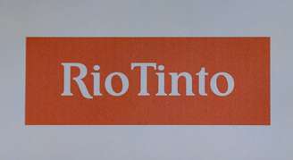 Logo da Rio Tinto na reunião geral anual da companhia em Sydney
04/05/2017 REUTERS/Jason Reed