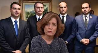 Míriam Leitão é alvo constante dos Bolsonaros