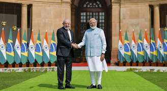 Presidente da República, Luiz Inácio Lula da Silva, após reunião com o primeiro-ministro da República da Índia, Narendra Modi