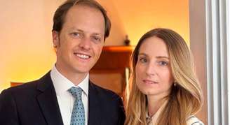 Dom Rafael com a noiva, Margherita: o amor falou mais alto do que a tradição