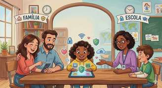 Proteção digital na infância exige atuação conjunta de família e escola
