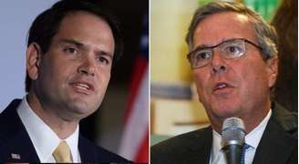 Jeb Bush tinha 49% de aprovação do eleitorado, e Rubio, 56%
