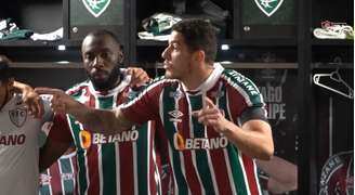 Nino fez discurso inflamado no vestiário antes de jogo do Fluminense (Foto: Reprodução)