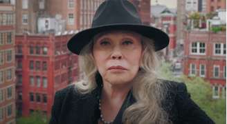 Faye Dunaway em cena do documentário sobre sua carreira brilhante e os incontáveis problemas de bastidores motivados pelo temperamento incontrolável