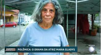 Maria Gladys na matéria exibida na Record: "O dinheiro não é muito e acaba"