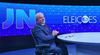 Lula na sabatina com presidenciáveis no 'Jornal Nacional' em 2022: menos verba à Globo enquanto crescem investimentos com a internet