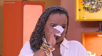 Solange Couto se emociona no Bate-Papo BBB