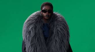 Sheila Bawar no desfile da Gucci 