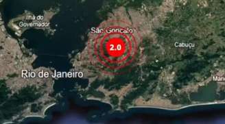 Tremor atingiu magnitude 2