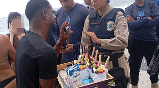 Caso aconteceu no último domingo, 1º, em uma praia do Rio de Janeiro