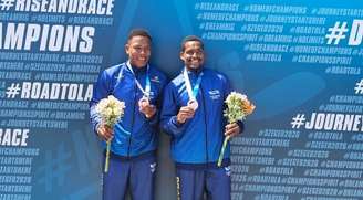 Jacky e Gabriel conquistaram bronze na Copa do Mundo