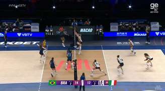 Seleção feminina vence a Itália no tie-break e vai à final da Liga das Nações de Vôlei.