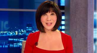 Kaity Tong em seu último dia como apresentadora de telejornal