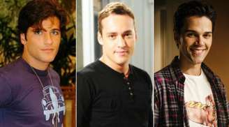 Junior (Bruno Gagliasso), Eduardo (Rodrigo Andrade) e Filipinho (Josafá Filho): o enfrentamento da família para se assumir gay