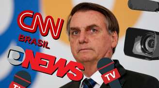 O presidente Jair Bolsonaro faz o jornalismo da GloboNews e da CNN Brasil orbitar em torno dele