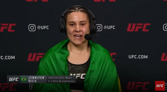 Brasileira Jennifer Maia deverá ser a próxima desafiante ao cinturão peso-mosca (Foto: Reprodução/YouTube/UFC)
