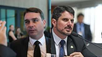 Flávio Bolsonaro e Marcos do Val Wilton Júnior / Estadão Edilson Rodrigues/Agência