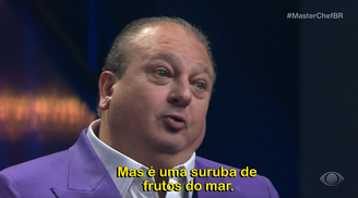 Jacquin compara prato de participante do 'MasterChef' com 'suruba dos frutos-do-mar'