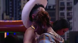 João Gabriel e Thamiris no BBB25