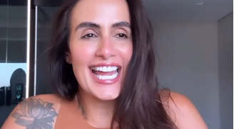 Carol Peixinho comemora ultrassom da gestação e diz: "A minha cara"