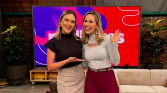 Camila Galetti e Pamela Rodrigues, apresentadoras do 'Mulheres', o principal programa da TV Gazeta