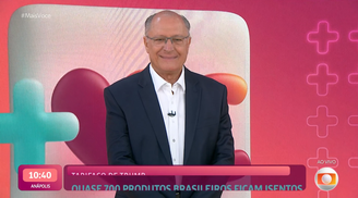 Geraldo Alckimin no Mais Você