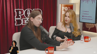 Felca e Wanessa Wolf em entrevista ao PodDelas