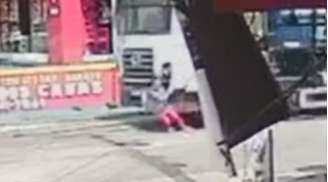 Iracema de Jesus Felizardo, 79 anos, foi atropelada na Estrada dos Casa em São Bernardo do Campo, por um caminhão que presta serviços à Sabesp.